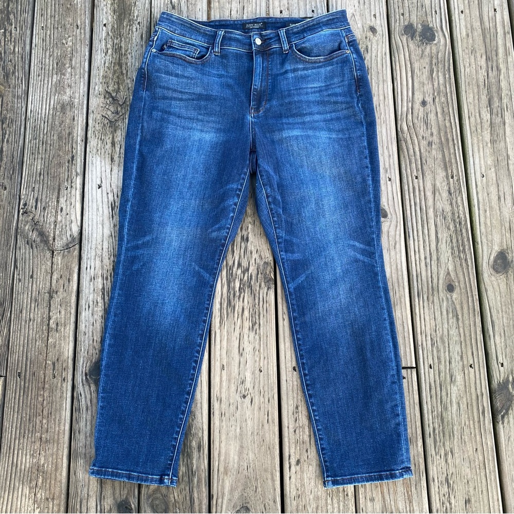 Judy Blue Mid Rise Slim Denim